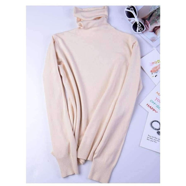 Planet Gates Pink / XL Autumn Fashion Knitted Maternity Nursing Bottoming Shirts High Neck Breastfeeding Tops for Pregnant Women Winter Pregnancy