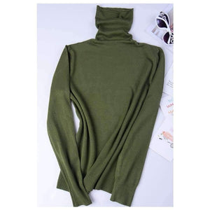 Planet Gates Pink / XL Autumn Fashion Knitted Maternity Nursing Bottoming Shirts High Neck Breastfeeding Tops for Pregnant Women Winter Pregnancy