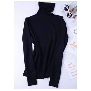 Planet Gates Pink / XL Autumn Fashion Knitted Maternity Nursing Bottoming Shirts High Neck Breastfeeding Tops for Pregnant Women Winter Pregnancy