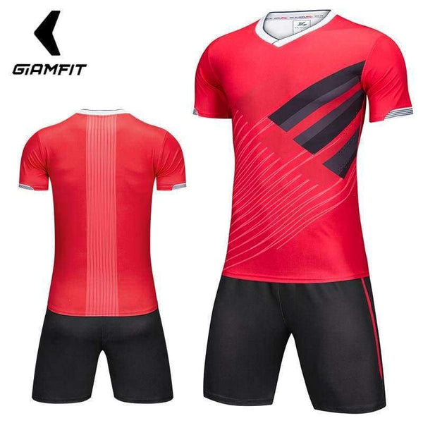 Planet Gates pink / XL Jersey Men France Team Training Uniform Sets Futebol Football Suits Breathable Sport Clothing High Quality Shirts JIANFEI