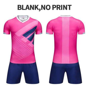 Planet Gates pink / XL Jersey Men France Team Training Uniform Sets Futebol Football Suits Breathable Sport Clothing High Quality Shirts JIANFEI