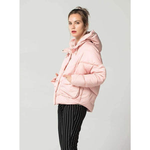 Planet Gates Pink / XL Winter Parkas Female Fashion Warm Winter Jacket Women Thick Hooded Womens Winter Jackets and Coats FICUSRONG New