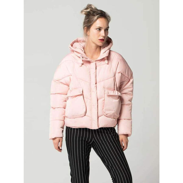 Planet Gates Pink / XL Winter Parkas Female Fashion Warm Winter Jacket Women Thick Hooded Womens Winter Jackets and Coats FICUSRONG New