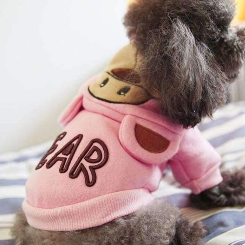 Planet Gates pink / XXS New Dog Cat Clothes Autumn Winter Cotton Dog Hoodies For Pet Dog Coats Puppy Clothing Yorkie Chihuahua French Bulldog