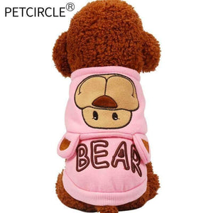 Planet Gates pink / XXS New Dog Cat Clothes Autumn Winter Cotton Dog Hoodies For Pet Dog Coats Puppy Clothing Yorkie Chihuahua French Bulldog
