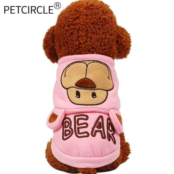 Planet Gates pink / XXS New Dog Cat Clothes Autumn Winter Cotton Dog Hoodies For Pet Dog Coats Puppy Clothing Yorkie Chihuahua French Bulldog
