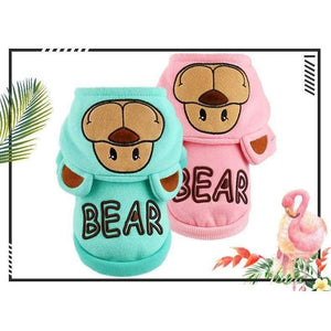 Planet Gates pink / XXS New Dog Cat Clothes Autumn Winter Cotton Dog Hoodies For Pet Dog Coats Puppy Clothing Yorkie Chihuahua French Bulldog