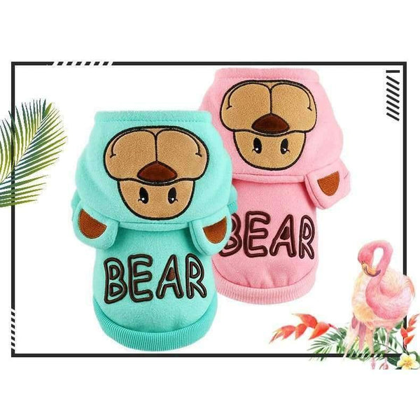 Planet Gates pink / XXS New Dog Cat Clothes Autumn Winter Cotton Dog Hoodies For Pet Dog Coats Puppy Clothing Yorkie Chihuahua French Bulldog