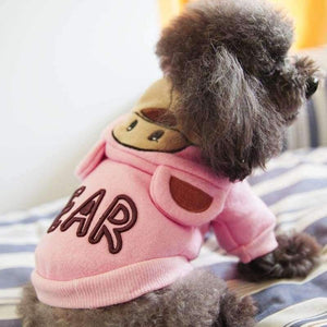 Planet Gates pink / XXS New Dog Cat Clothes Autumn Winter Cotton Dog Hoodies For Pet Dog Coats Puppy Clothing Yorkie Chihuahua French Bulldog