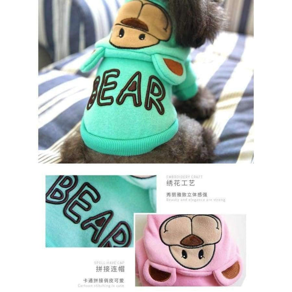 Planet Gates pink / XXS New Dog Cat Clothes Autumn Winter Cotton Dog Hoodies For Pet Dog Coats Puppy Clothing Yorkie Chihuahua French Bulldog