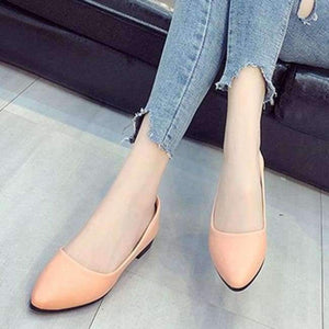 Planet Gates pink XZ646 / 5 loafers women flats spring women shoes soft pointed toe flats women summer slip-on shoes Korea style ballet flats Doug shoes2018