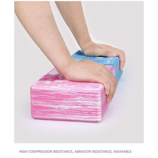 Planet Gates Pink Yoga Brick Fitness Body Building Stretch Flexibility Exercise Yoga Auxiliary  Supplies Pilates Yoga Blocks