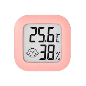 Planet Gates PinkB Mini Indoor Thermometer LCD Digital Temperature Room Hygrometer Gauge Sensor Humidity Meter Indoor Thermometer Temperature