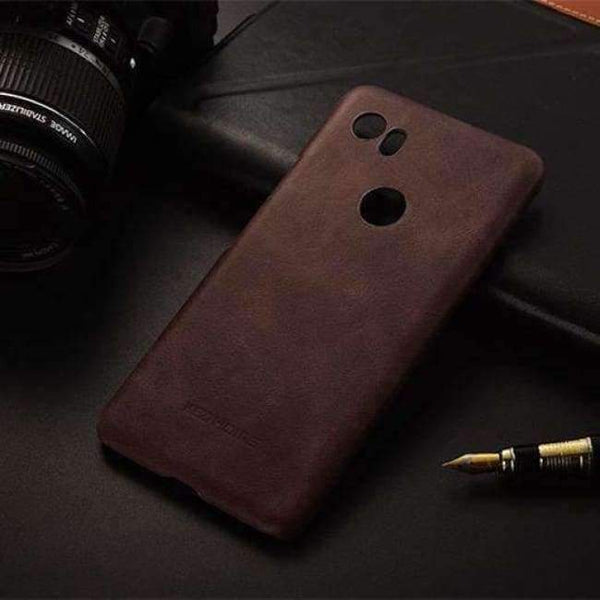 Planet Gates pixel2XL coffee / Genuine Leather Design genuine leather back cover case For Google pixel 2 XL phone cases and covers