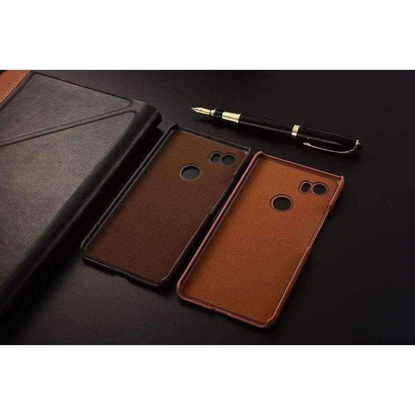 Planet Gates pixel2XL coffee / Genuine Leather Design genuine leather back cover case For Google pixel 2 XL phone cases and covers