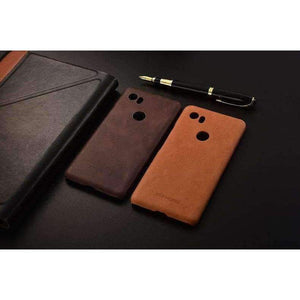 Planet Gates pixel2XL coffee / Genuine Leather Design genuine leather back cover case For Google pixel 2 XL phone cases and covers