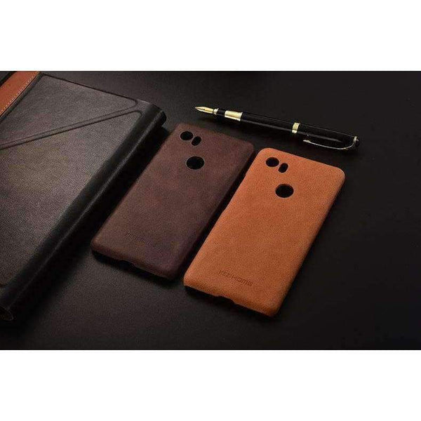 Planet Gates pixel2XL coffee / Genuine Leather Design genuine leather back cover case For Google pixel 2 XL phone cases and covers