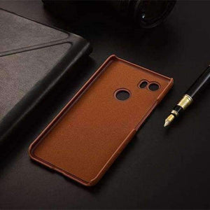 Planet Gates pixel2XL coffee / Genuine Leather Design genuine leather back cover case For Google pixel 2 XL phone cases and covers