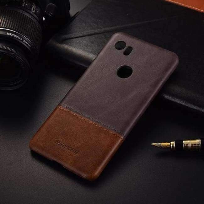 Planet Gates pixel2XL coffee / Genuine Leather Vintage genuine leather back cover case For Google pixel 2 XL phone cases and covers pixel2XL shell