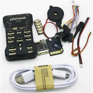 Planet Gates Pixhawk PX4 Autopilot PIX 2.4.8 32 Bit Flight Controller + Safety Switch + Buzzer 4G SD +I2C Splitter Expand Module + USB cable