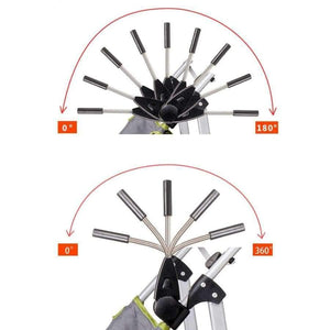 Planet Gates PJ3293A / China Umbrella Baby Stroller Accessories Sun UV Canopy 360 Degrees Adjustable Direction Pram Umbrella Stretch Stand Holder