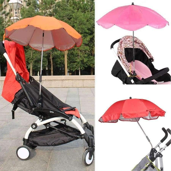 Planet Gates PJ3293A Umbrella Nylon Sun Canopy UV 360 Degrees Adjustable Direction Pram Umbrella Stroller Accessories Sun Shade Visor