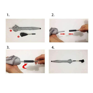 Planet Gates PJ3293A Umbrella Nylon Sun Canopy UV 360 Degrees Adjustable Direction Pram Umbrella Stroller Accessories Sun Shade Visor