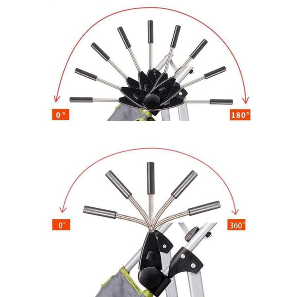 Planet Gates PJ3293A Umbrella Nylon Sun Canopy UV 360 Degrees Adjustable Direction Pram Umbrella Stroller Accessories Sun Shade Visor