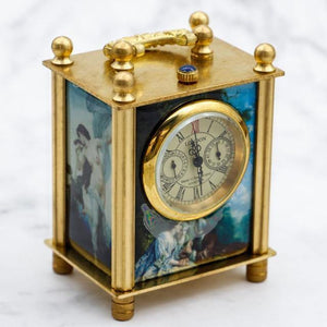 Planet Gates PJX048 Vintage Retro Copper Watch Men Alloy Mechanical Pocket Watch With Metal Chain Steampunk Watch Roman PJX1040