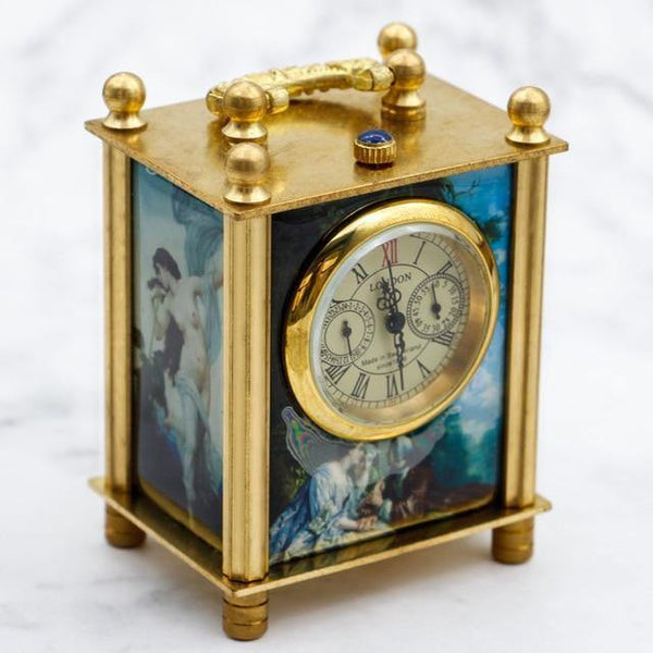 Planet Gates PJX048 Vintage Retro Copper Watch Men Alloy Mechanical Pocket Watch With Metal Chain Steampunk Watch Roman PJX1040