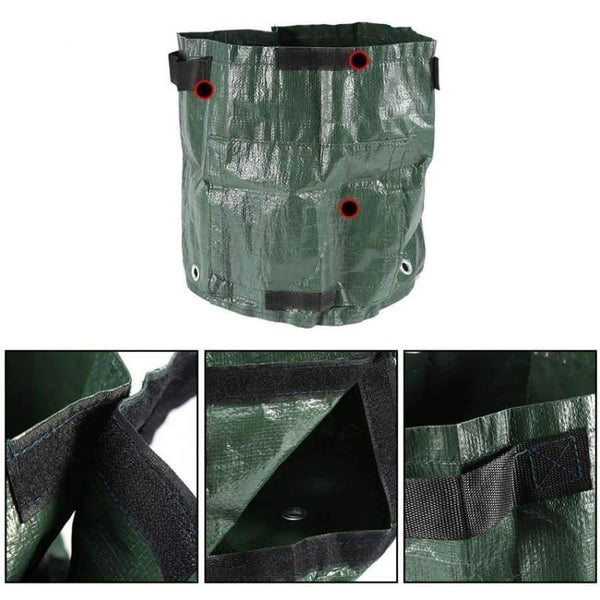 Planet Gates Plant Grow Bag DIY Potato Grow Planter PE Cloth Tomato Planting Container Bag grow pot composter garden Garden Supplies