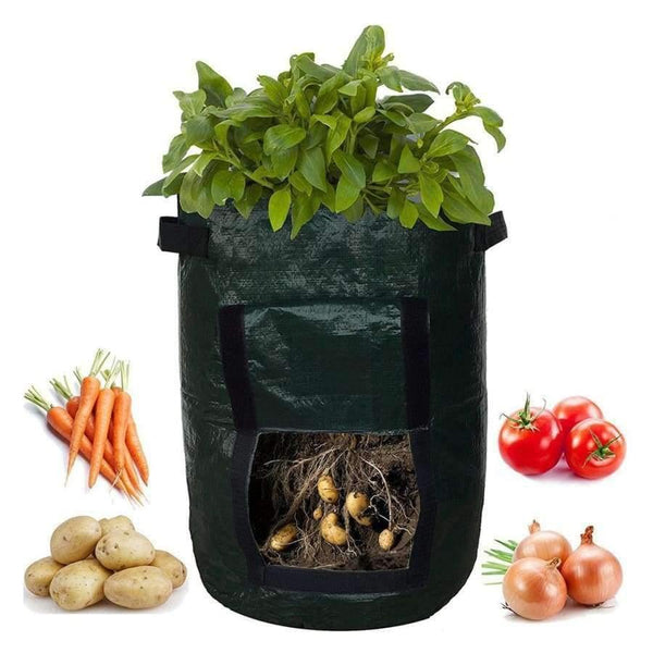 Planet Gates Plant Grow Bag DIY Potato Grow Planter PE Cloth Tomato Planting Container Bag Thicken Garden Pot Garden Supplies