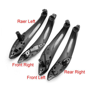 Planet Gates Plastic Car Interior Door Pull Handle Trim Cover Carbon Printed For BMW F30 F80 F31 F32 F33 F35 2013 2014 2015 2016-2018