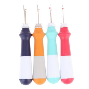 Planet Gates Plastic Handle Sharp Craft Thread Cutter Seam Ripper Safety Handle Stitch Unpicker Hand Tools Needles Arts Sewing Accessory New