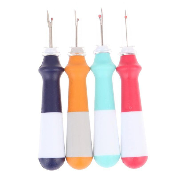 Planet Gates Plastic Handle Sharp Craft Thread Cutter Seam Ripper Safety Handle Stitch Unpicker Hand Tools Needles Arts Sewing Accessory New
