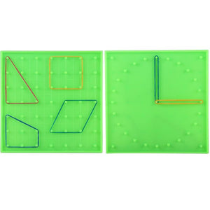 Planet Gates Plastic Nail Plate Primary Mathematics Nailboard Tool Geometry Demo Children Educational Toy Teaching Instrument Puzzle Game Toy