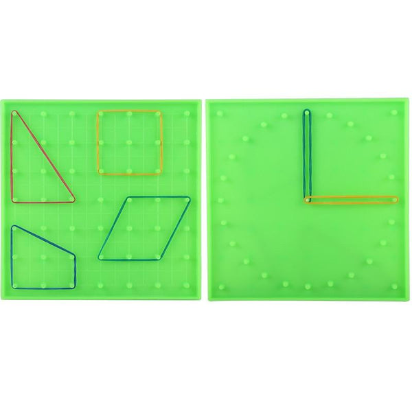 Planet Gates Plastic Nail Plate Primary Mathematics Nailboard Tool Geometry Demo Children Educational Toy Teaching Instrument Puzzle Game Toy