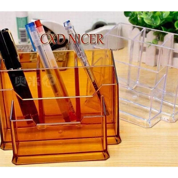 Planet Gates Plastic Pen Slot Desk Pencil Organizer Holder Stand For Pens School Supplies Office Accessories Chancery