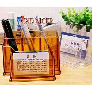 Planet Gates Plastic Pen Slot Desk Pencil Organizer Holder Stand For Pens School Supplies Office Accessories Chancery