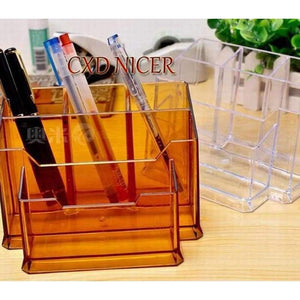 Planet Gates Plastic Pen Slot Desk Pencil Organizer Holder Stand For Pens School Supplies Office Accessories Chancery