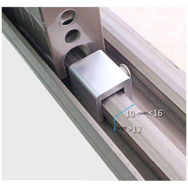 Planet Gates plastic steel window latch Anti-theft deduction security chain buckle hotel home child sliding door bolt lock DIY hardware part