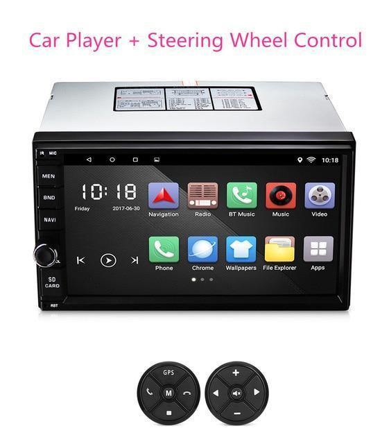 Planet Gates player and control / Quad Core Universal 2 Din Car Player Android 6.0 Car Radio Player MP3 Car Audio Player Video Multimedia GPS AM RDS FM Radio Bluetooth 2GB