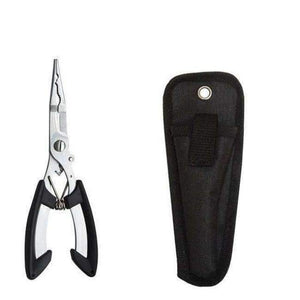Planet Gates Pliers Bag BK Fishing Pliers fish line Cutter Scissors Mini fish hook remover Multifunction tools New Black Blue Beak jaw