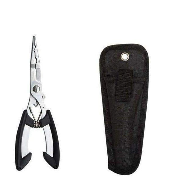 Planet Gates Pliers Bag BK Fishing Pliers fish line Cutter Scissors Mini fish hook remover Multifunction tools New Black Blue Beak jaw