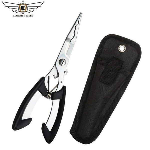 Planet Gates Pliers BK Fishing Pliers fish line Cutter Scissors Mini fish hook remover Multifunction tools New Black Blue Beak jaw