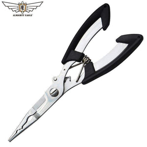 Planet Gates Pliers BK Fishing Pliers fish line Cutter Scissors Mini fish hook remover Multifunction tools New Black Blue Beak jaw