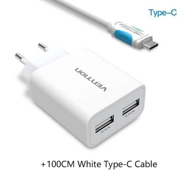 Planet Gates Plug cable 4 5V 1A 2.4A USB Charger Portable Travel Wall Charger Adapter EU Plug For samsung s8 iphone 7 Xiaomi Mobile Phone Charger