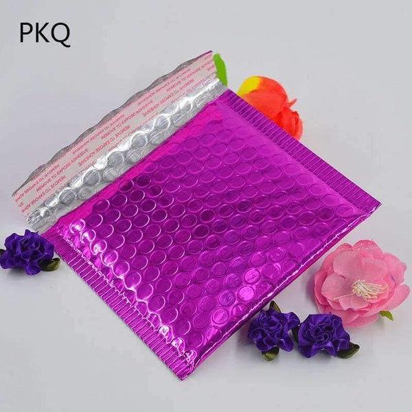 Plum red Bubble Mailers Padded Envelopes 10 pcs Packaging Shipping Bags Bubble Mailing Envelope Bags School Business supplies - Planet Gates