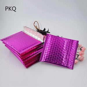 Planet Gates plum red / 15x13cm inner13x13cm Plum red Bubble Mailers Padded Envelopes 10 pcs Packaging Shipping Bags Bubble Mailing Envelope Bags School Business supplies