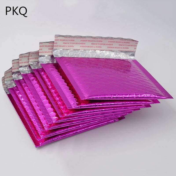 Planet Gates Plum red Bubble Mailers Padded Envelopes 10 pcs Packaging Shipping Bags Bubble Mailing Envelope Bags School Business supplies